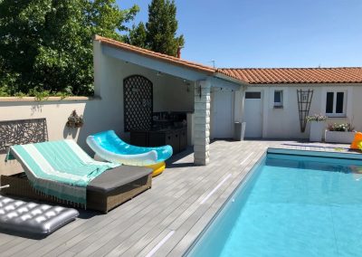 Terrasse de piscine à Vouillé(79)